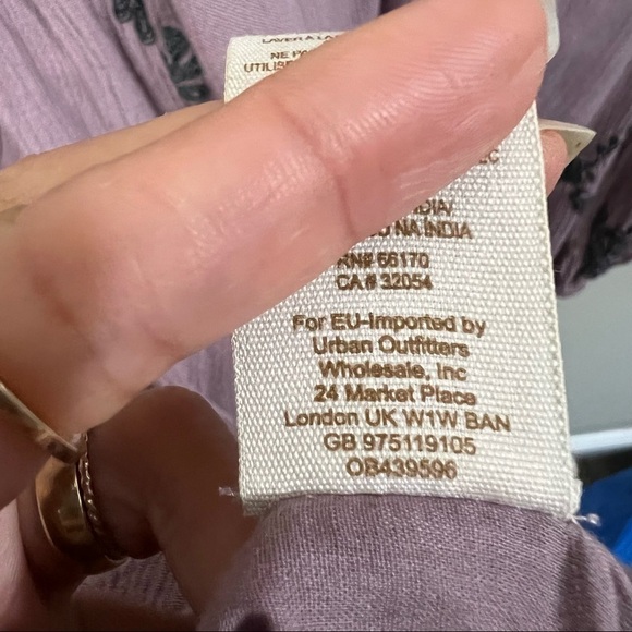 Free People Embroidered Austin Mini Dress long sleeve floral boho - Picture 7 of 15